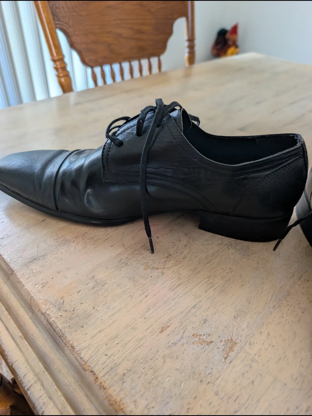 Kenneth Cole Men's Black Lace-Up Dress Shoes